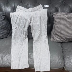 Striped Gray women trousers